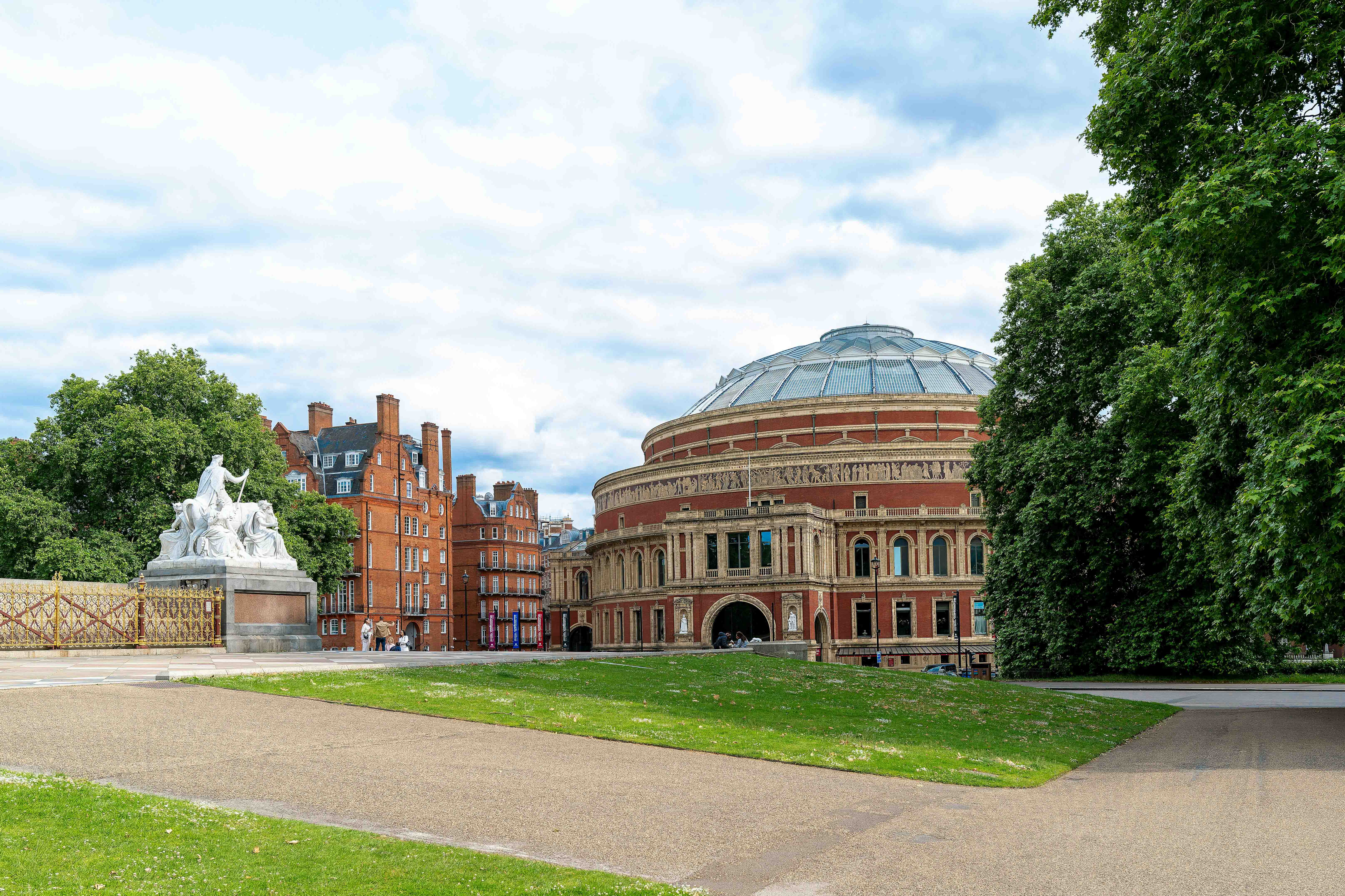 A view of Royal Albert Hall in London. 